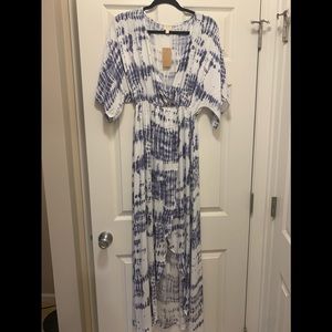 Surf Gypsy NWT tie dye maxi swimsuit cover up